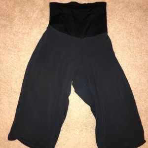Plus size Maternity yoga capri